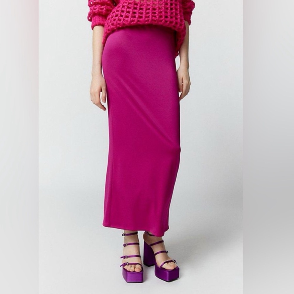 Urban Outfitters Dominique Minimal Maxi Skirt Size large Maxi